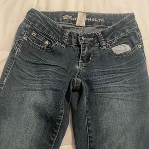 Blue Asphalt Skinny Jeans
